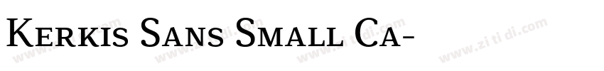 Kerkis Sans Small Ca字体转换 Kerkis Sans Small Ca字体转换